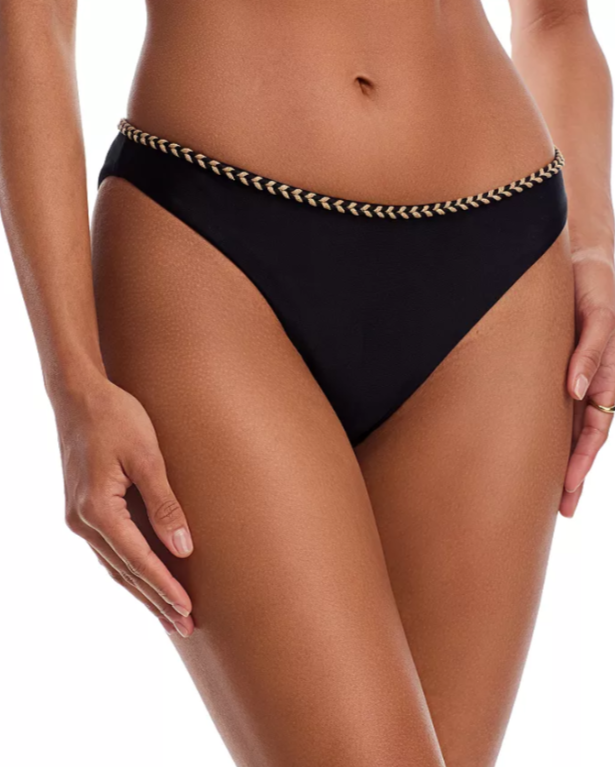 Ramy Brook Braided Mona Bikini Bottom MSRP $118