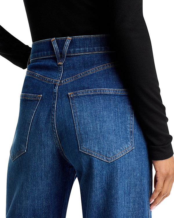 Veronica Beard Taylor High Rise Wide Leg Jeans MSRP $298