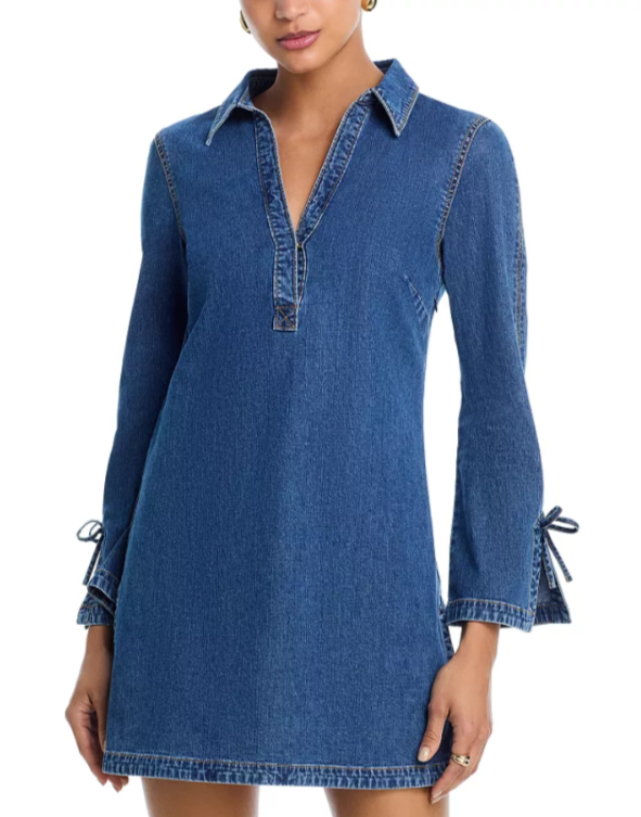 Cinq à Sept Aster Denim Mini Dress MSRP $425