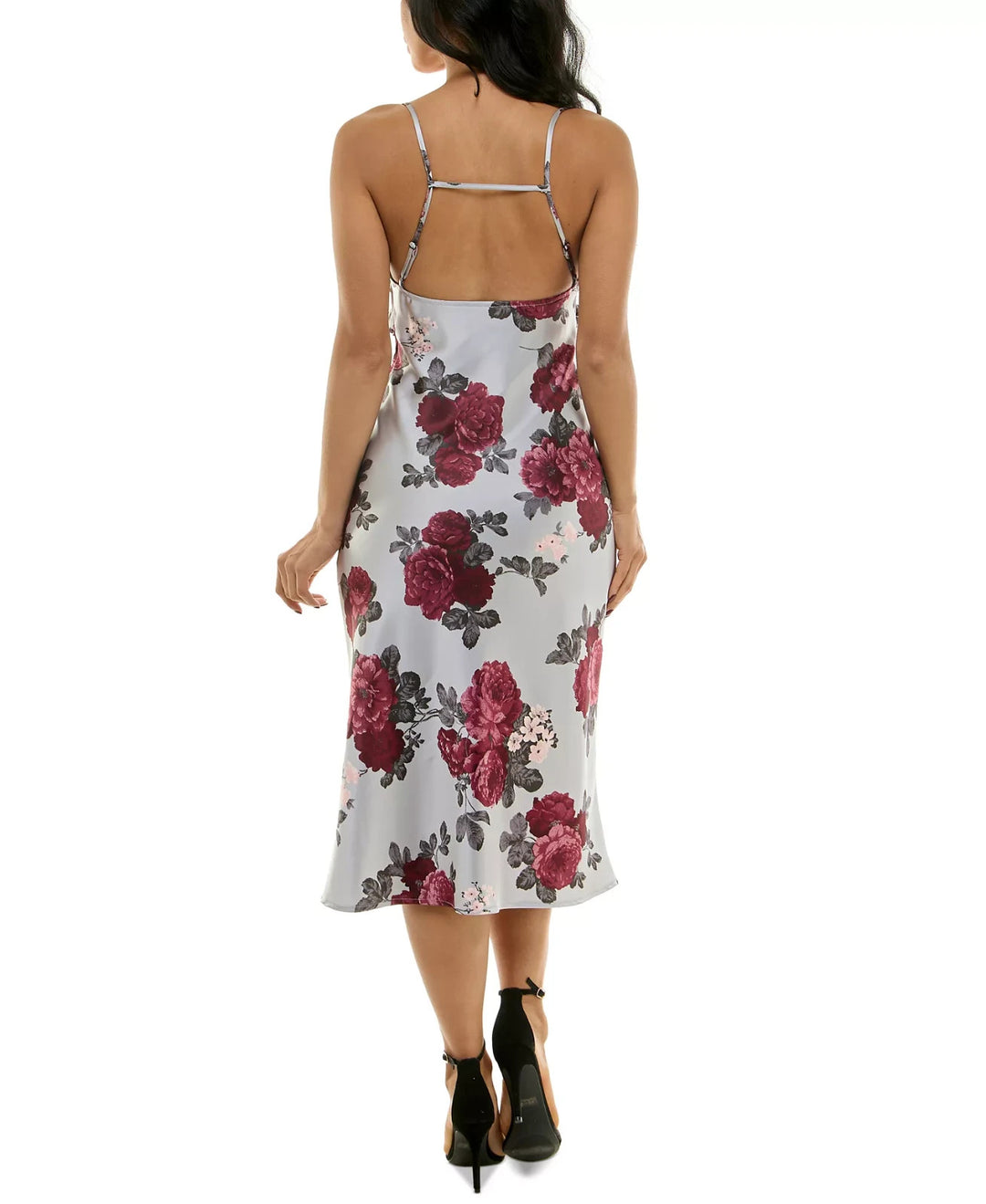 Pear Culture Juniors' Ruffled Empire-Waist Midi Dress MSRP $69