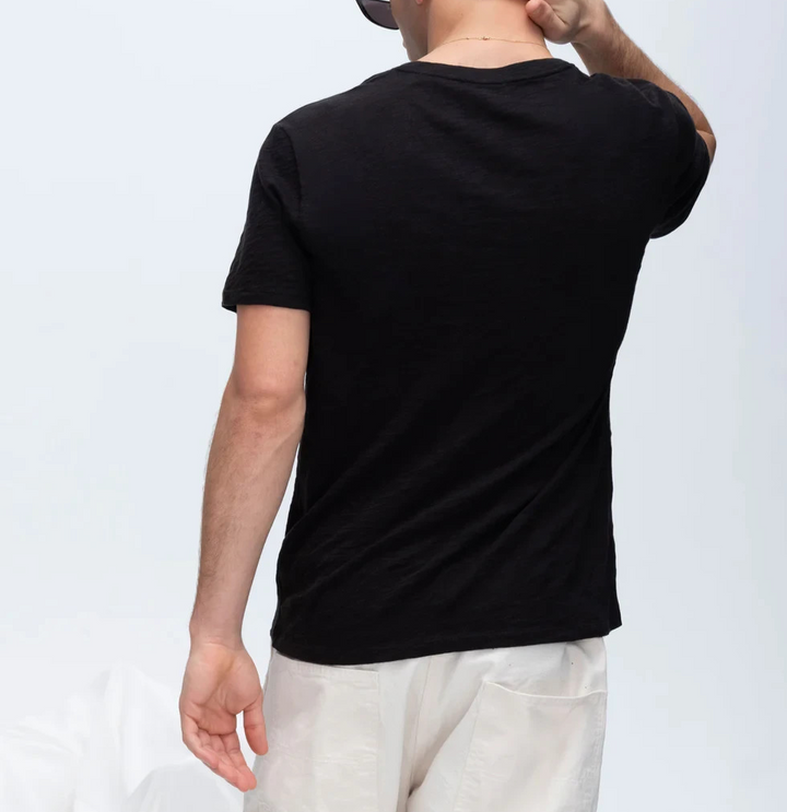 ATM Men's Slub Jersey V-Neck Tee MSRP $85