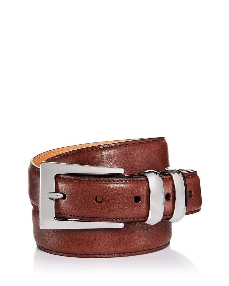 The Men's Store at Bloomingdale's Men's Leather Western Belt MSRP $135