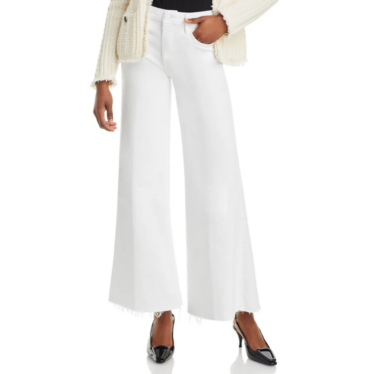 MOTHER The Roller High Rise Wide Leg Jeans MSRP $228