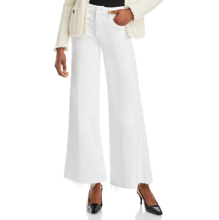 MOTHER The Roller High Rise Wide Leg Jeans MSRP $228