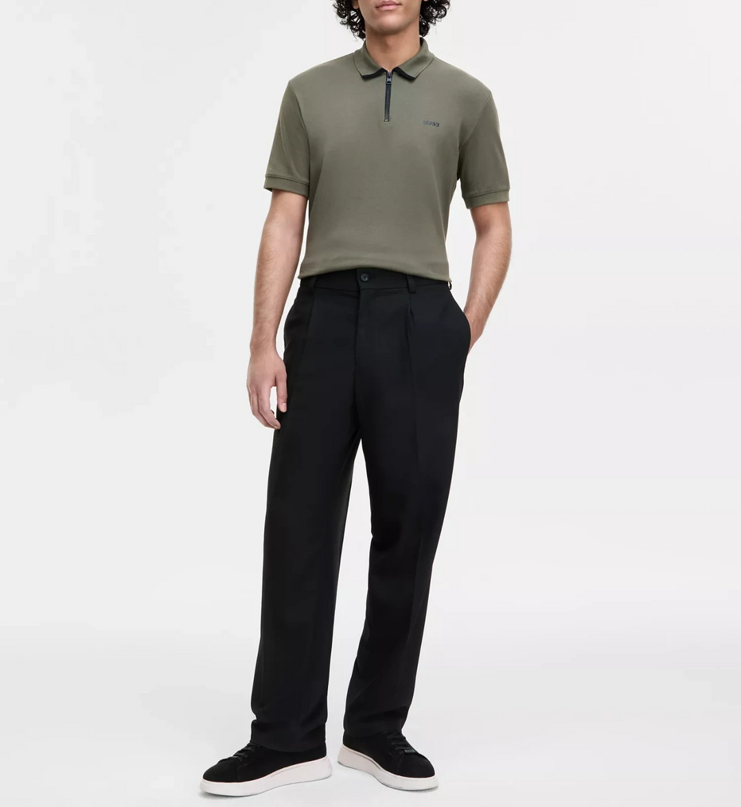 HUGO by Hugo Boss Men's Modern-Fit Black Pants MSRP $178