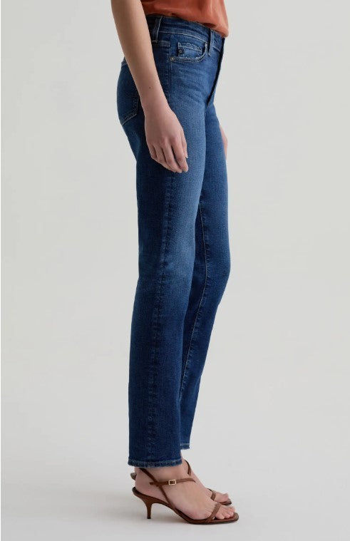 AG Mari Mid Rise Ankle Slim Straight Leg Jeans MSRP $225