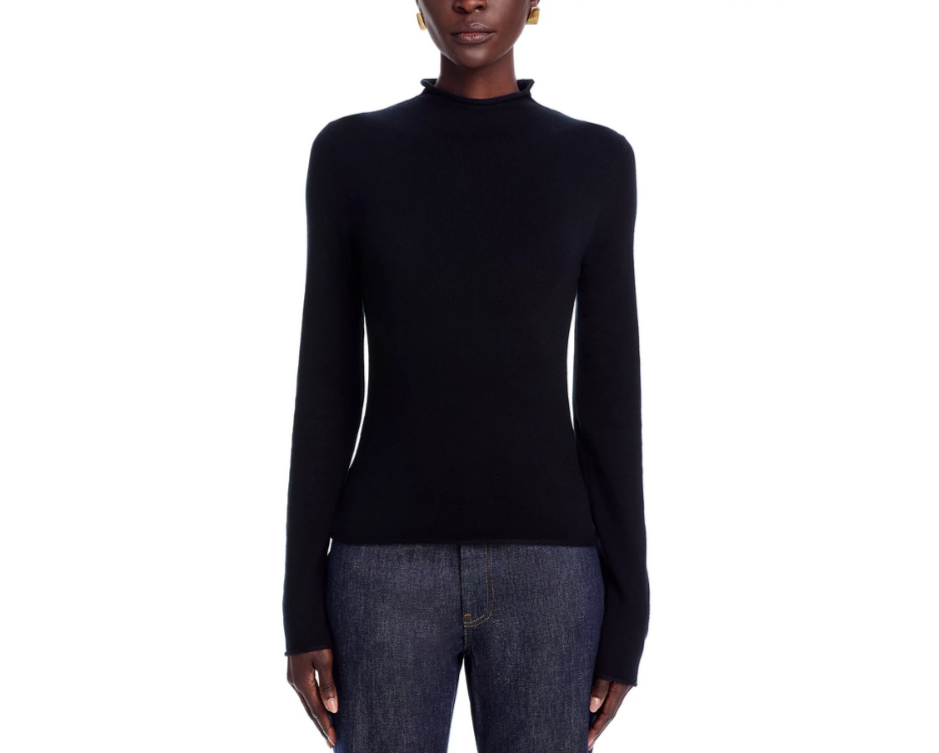 FRENCH CONNECTION Cosysoft Mock Neck Sweater MSRP $98