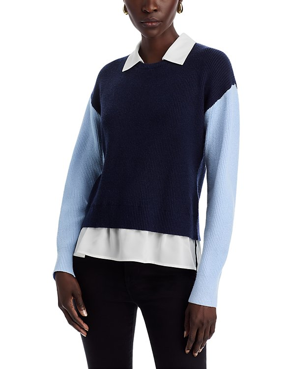 Sioni Color Blocked Layered Sweater MSRP $148