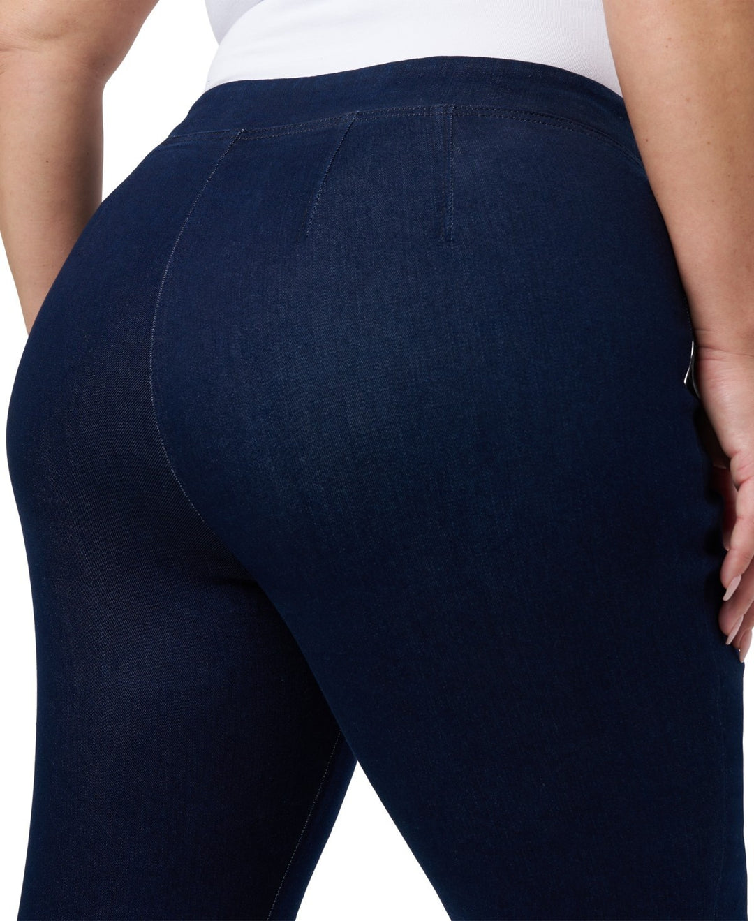 Seven7 Plus Size Flare High Rise Pull on Jeans MSRP $89