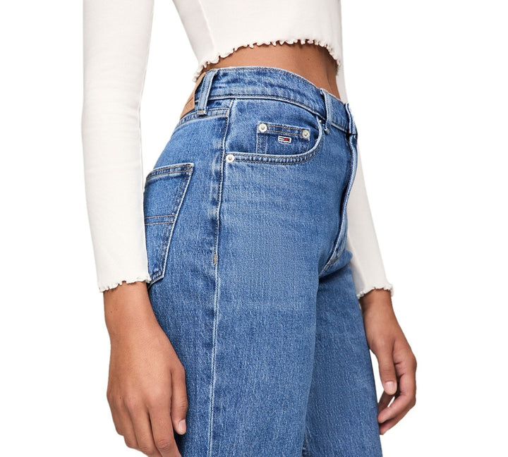 Tommy Jeans Layla High-Rise Slim Straight Leg Jeans MSRP $79