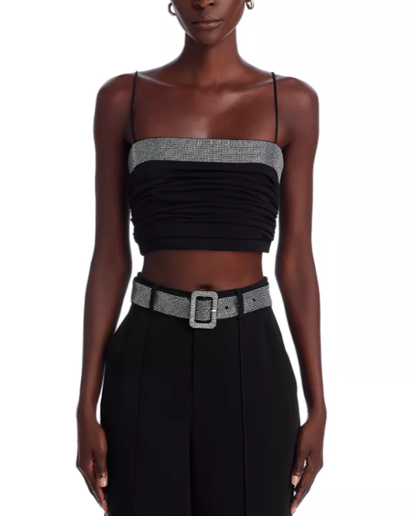 Cinq à Sept Elizabeth Crop Top MSRP $295