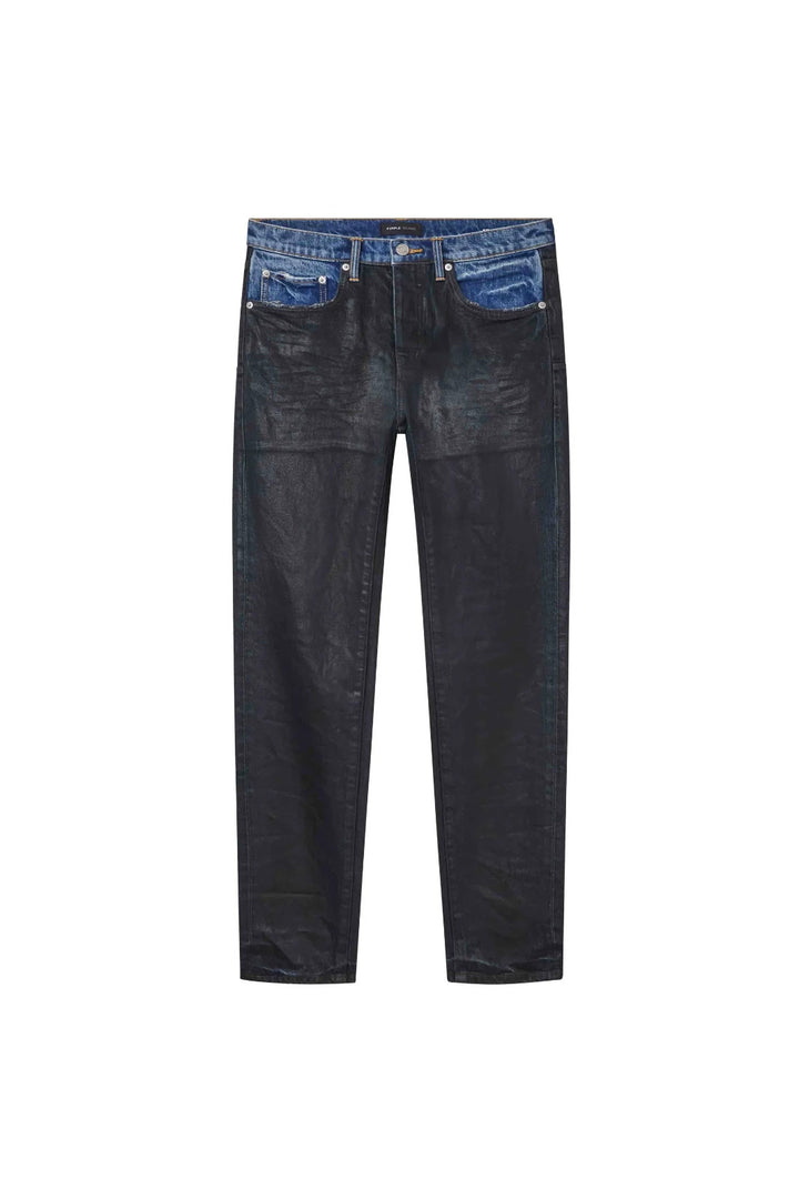 Purple Brand Coated Indigo Skinny Jeans MSRP $295