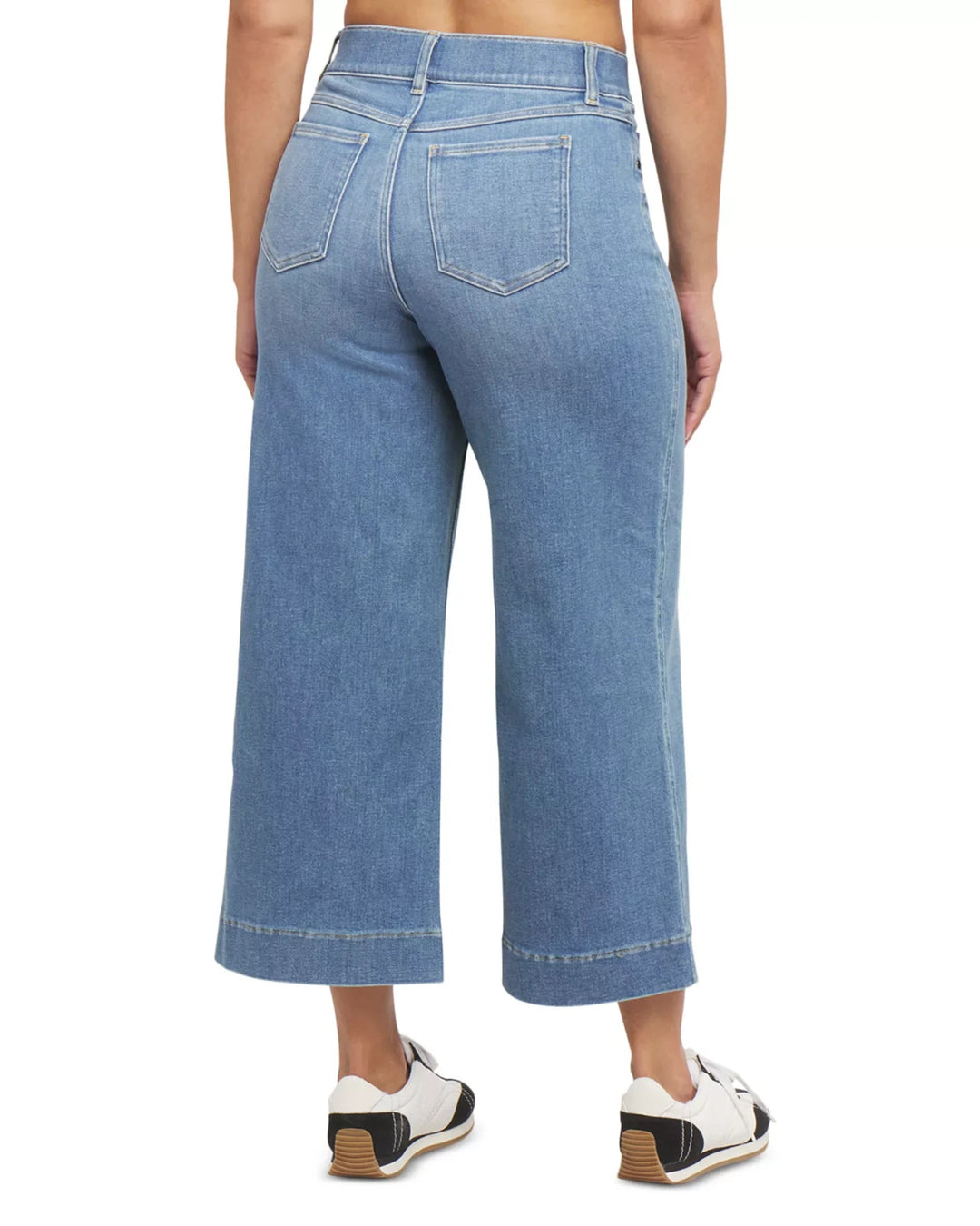 SPANX® Cropped Wide Leg Jeans MSRP $148