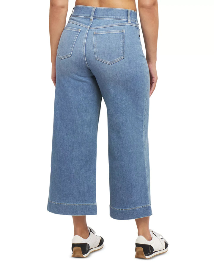 SPANX® Cropped Wide Leg Jeans MSRP $148