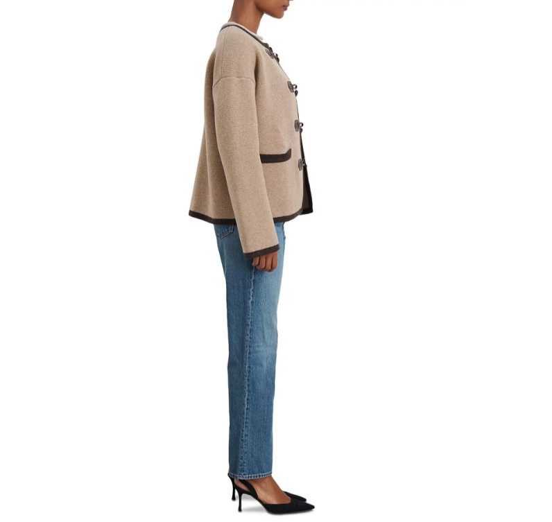 Alex Mill Aubrey Toggle Sweater Jacket MSRP $295
