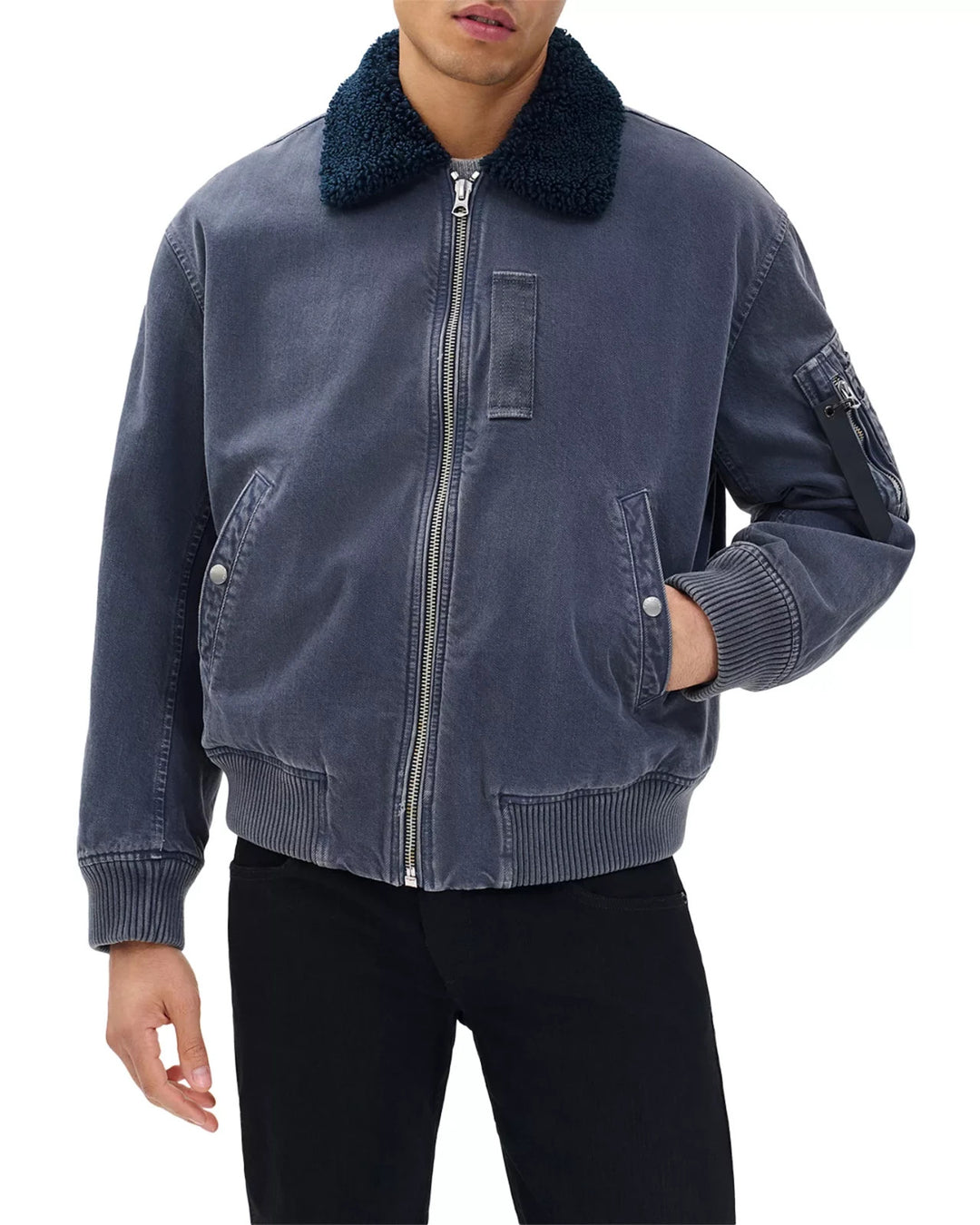 rag & bone Denim B15 Bomber Jacket MSRP $698
