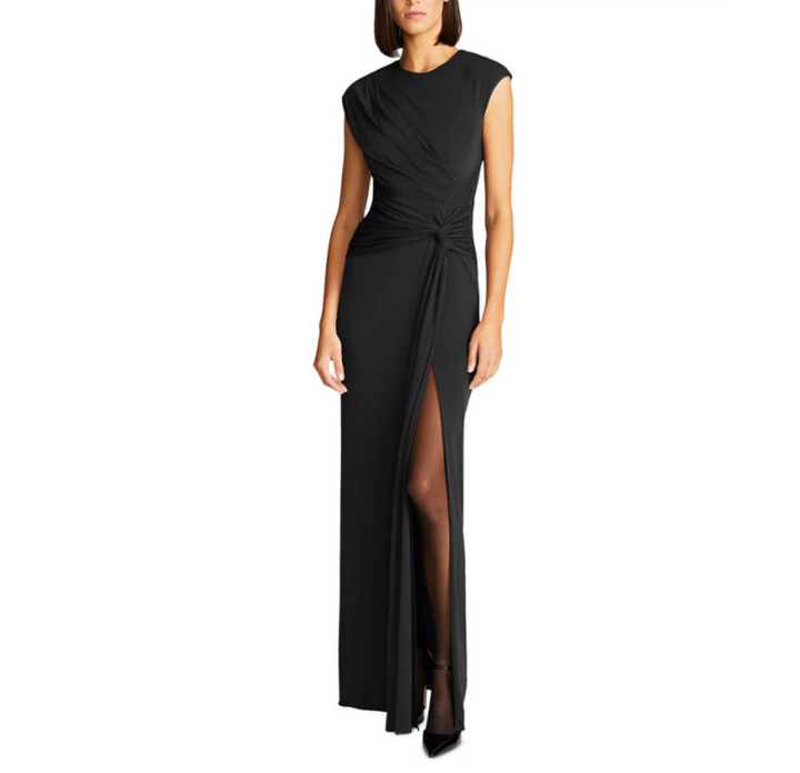 HALSTON Giovanna Ruched Gown MSRP $575