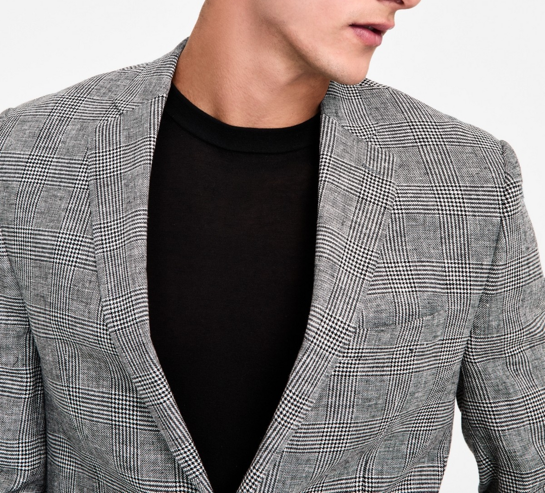 Michael Kors Men's Classic-Fit Linen-Blend Sport Coat MSRP $295