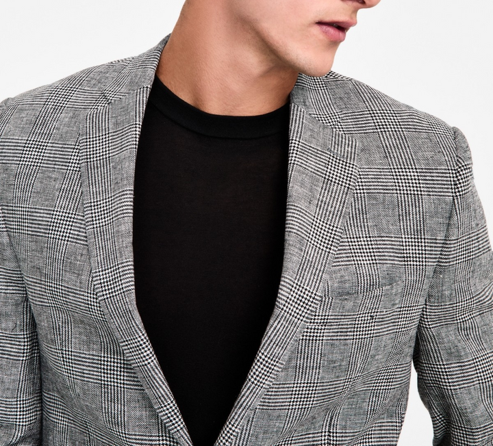 Michael Kors Men's Classic-Fit Linen-Blend Sport Coat MSRP $295
