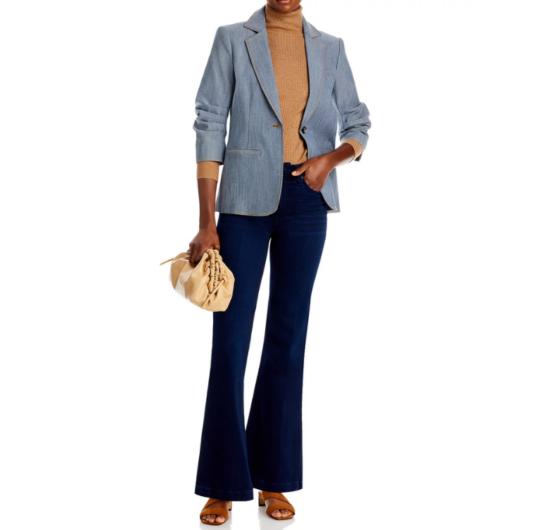 Cinq à Sept Khloe Denim Blazer MSRP $395