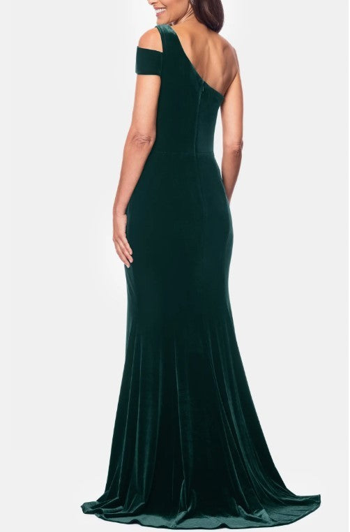 Betsy & Adam Velvet Gown MSRP $249