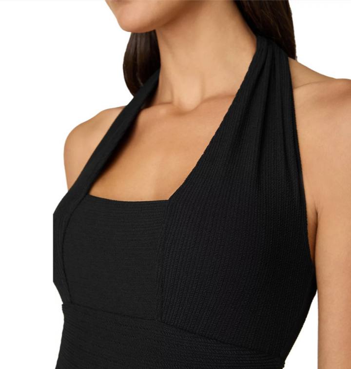 Shoshanna Retro Halter One Piece Swimsuit MSRP $250