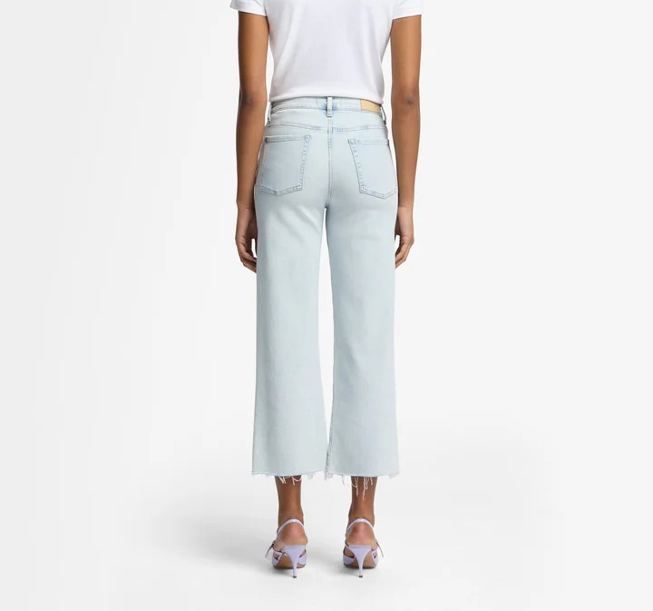 7 For All Mankind Cropped Alexa High Rise Jeans MSRP $228