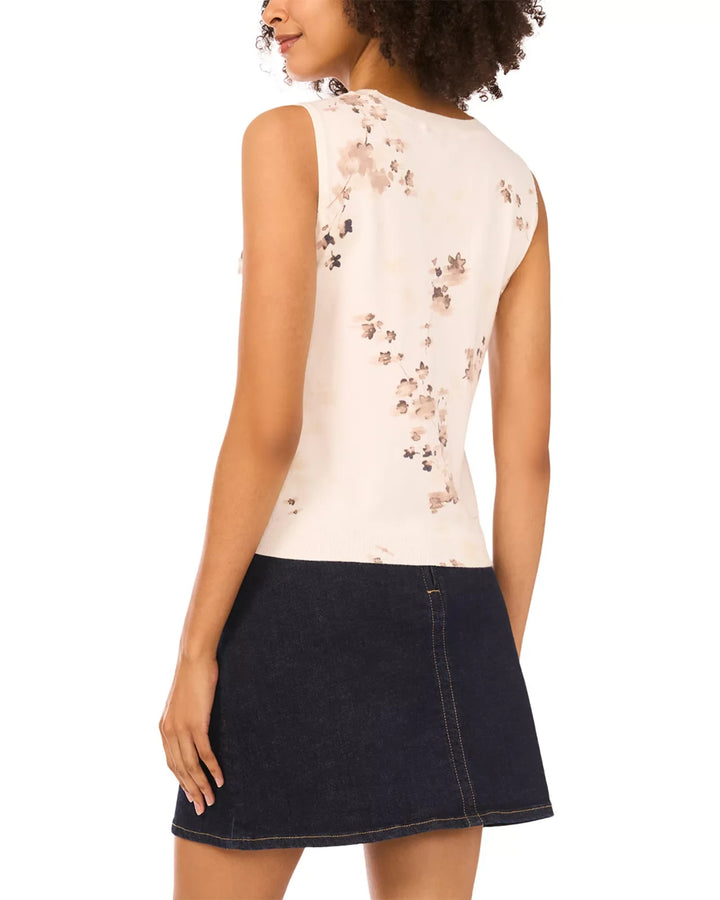VINCE CAMUTO Delicate Flower Shell MSRP $59