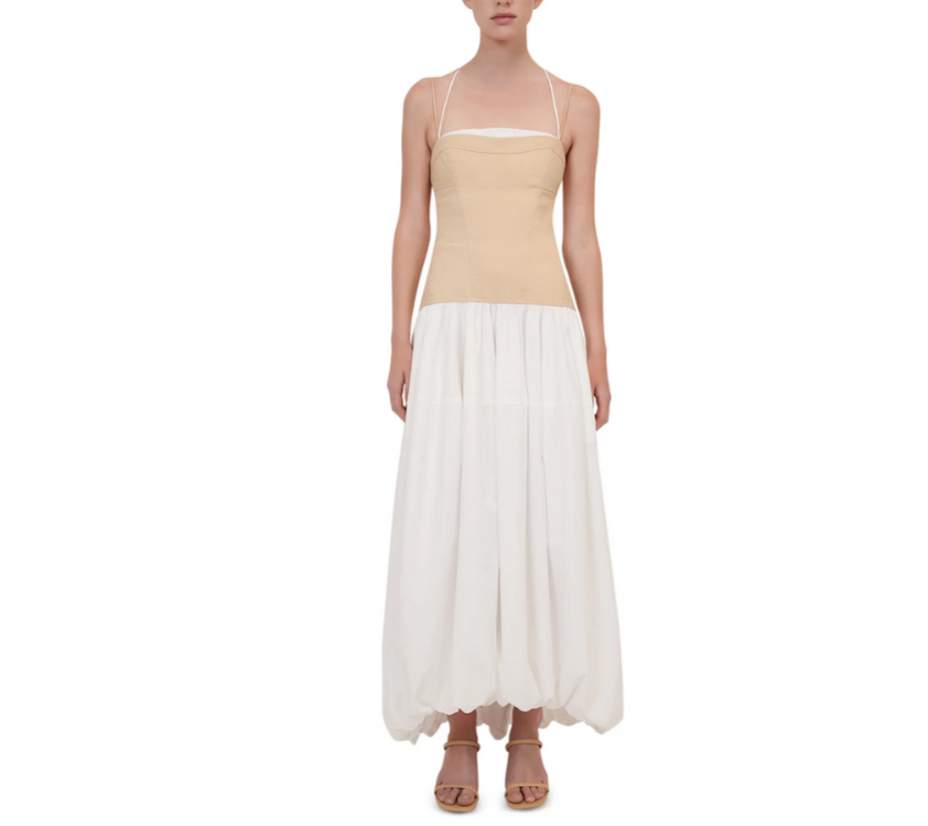 SIMKHAI Pfeiffer Bustier Dress MSRP $625