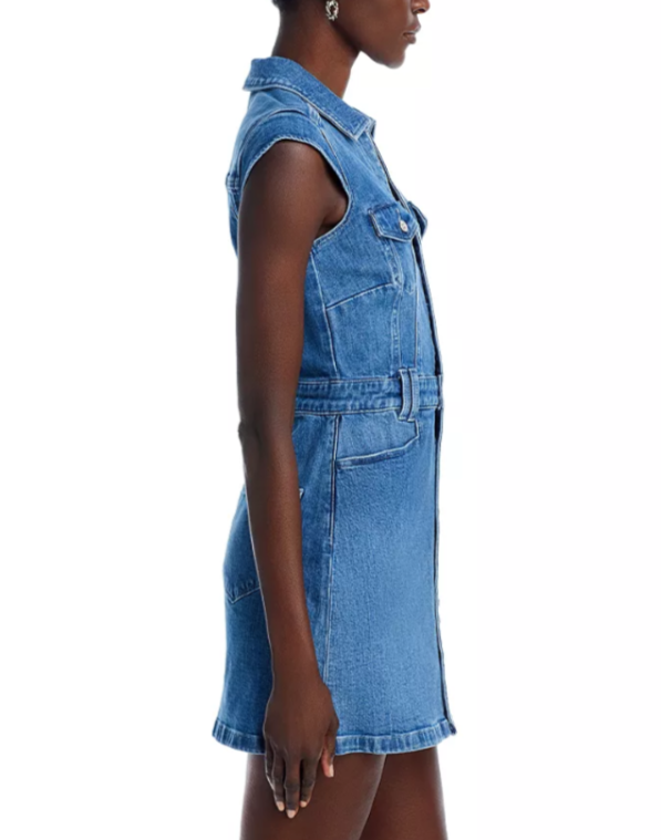 PAIGE Jaxsyn Denim Dress MSRP $259
