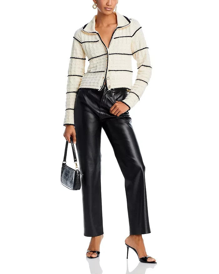 Line & Dot Mariner Crochet Sweater MSRP $104