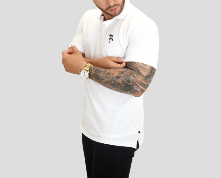 Karl Lagerfeld Logo Polo Shirt MSRP $110