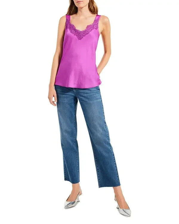NIC+ZOE Lace Trim Tank MSRP $108
