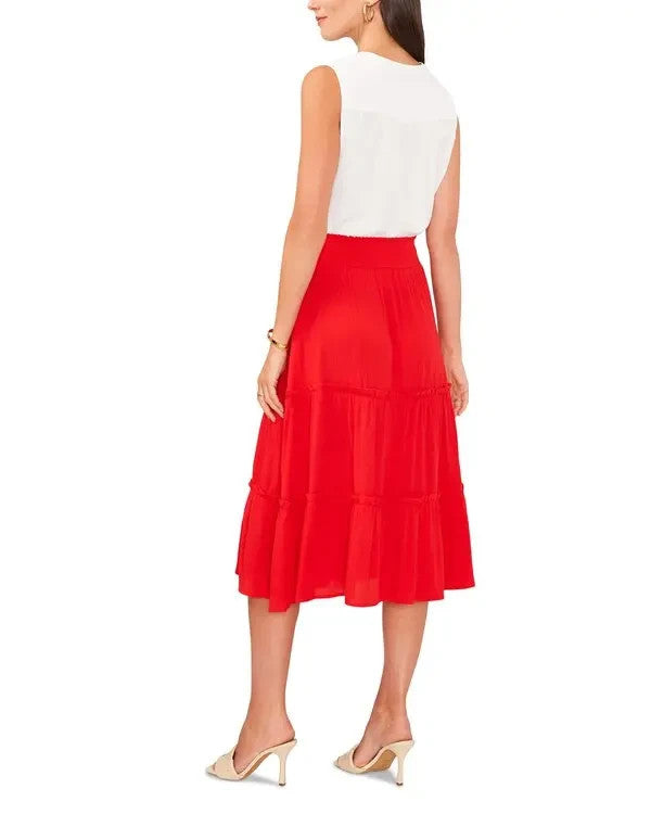 Vince Camuto tiered pull on skirt MSRP $79