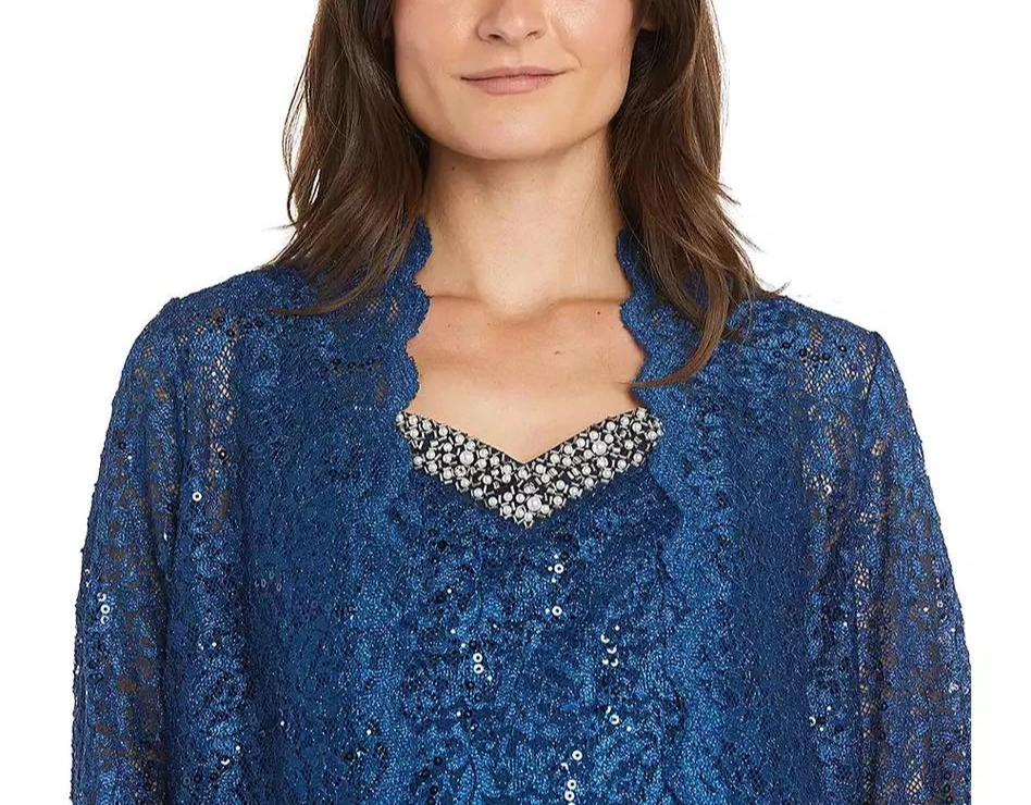 R & M Richards Women's Sleeveless Top MSRP $139.00