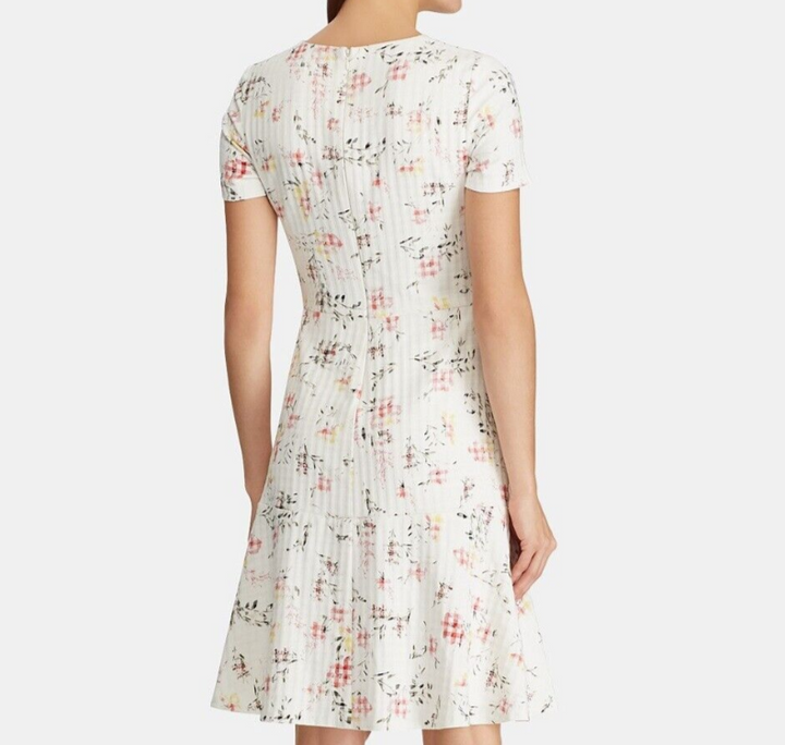 LAUREN Ralph Lauren Printed Fit & Flare Dress MSRP $165