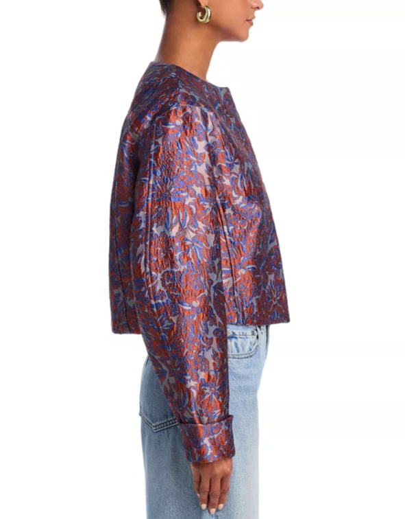 Derek Lam 10 Crosby Neville Cloque Jacket MSRP $595