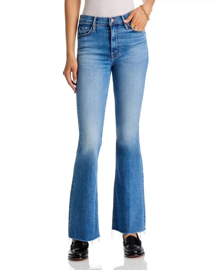 Mother The Weekender High Rise Fray Jeans MSRP $248