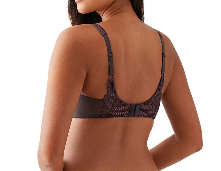 Wacoal Women's After Dark Embroidered Balconette Bra MSRP $92