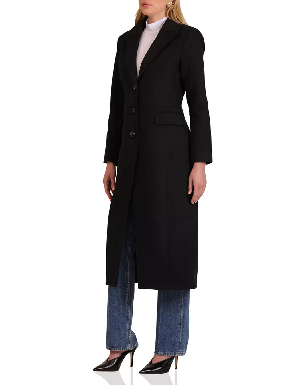Avec Les Filles Cutaway Maxi Coat MSRP $218