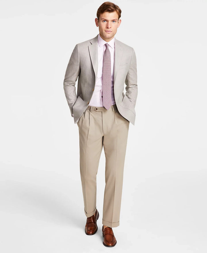 Michael Kors Men's Classic Fit Herringbone Woven Sport Coat MSRP $295