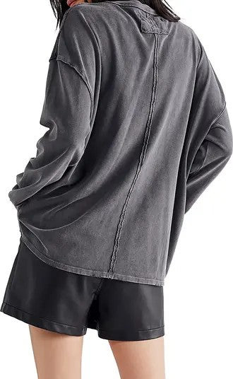 Free People Fade Into You Knit Top MSRP $58