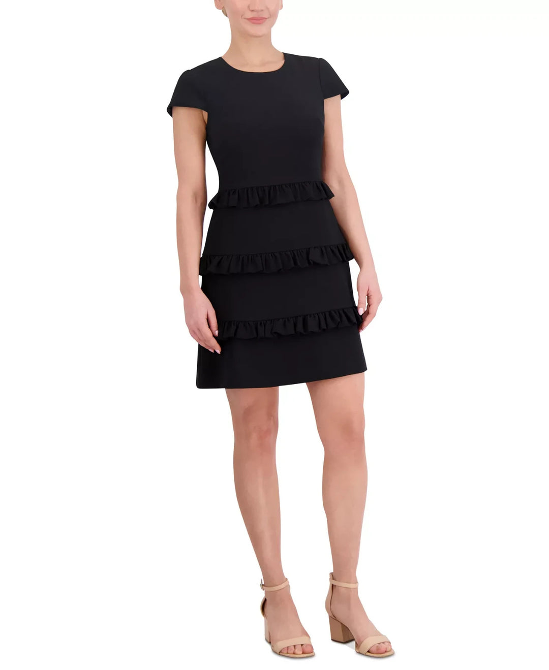 Eliza J Women's Ruffle-Tiered A-Line Dress MSRP $118 – DGFOutlet