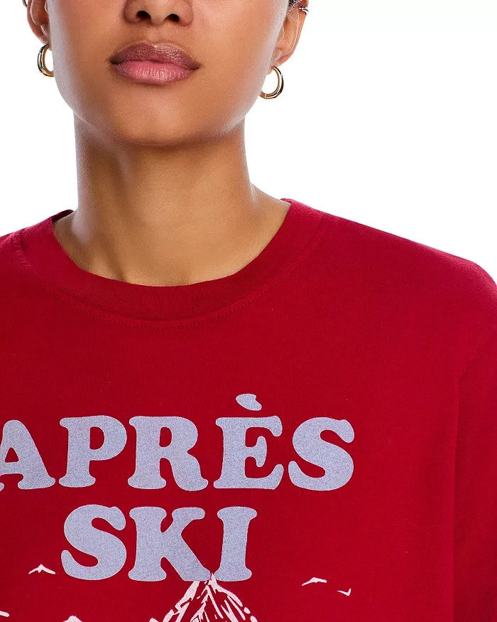 AQUA Athletic Aprés Ski Graphic Tee MSRP $58