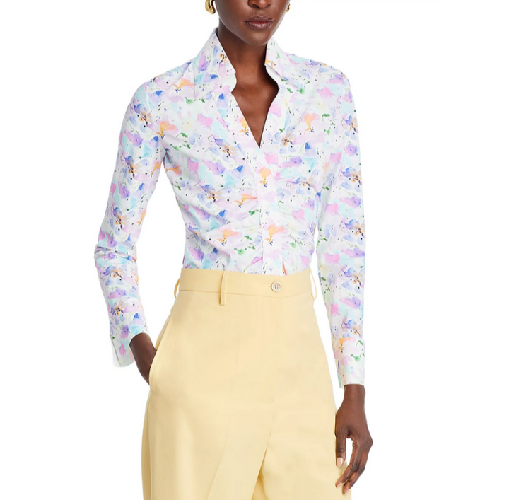 Chiara Boni La Petite Robe Shohreh Print Shirt MSRP $330