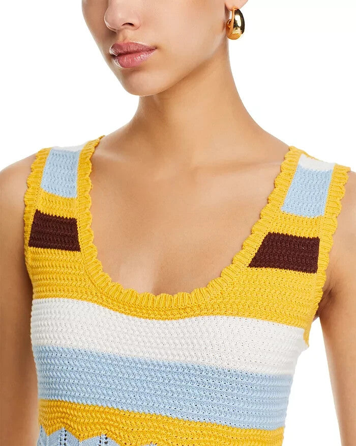 French Connection Nellis Cotton Crochet Dress MSRP $98 Size 6 # 1B 2447