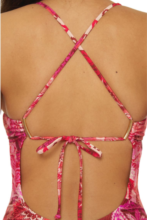 BECCA Bali Abigail Princess Seam One Piece Swimsuit MSRP $158