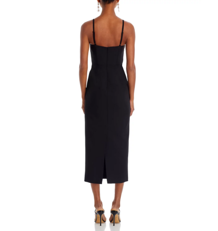 MILLY Allison Rosette Trim Boned Bodice Dress MSRP $425