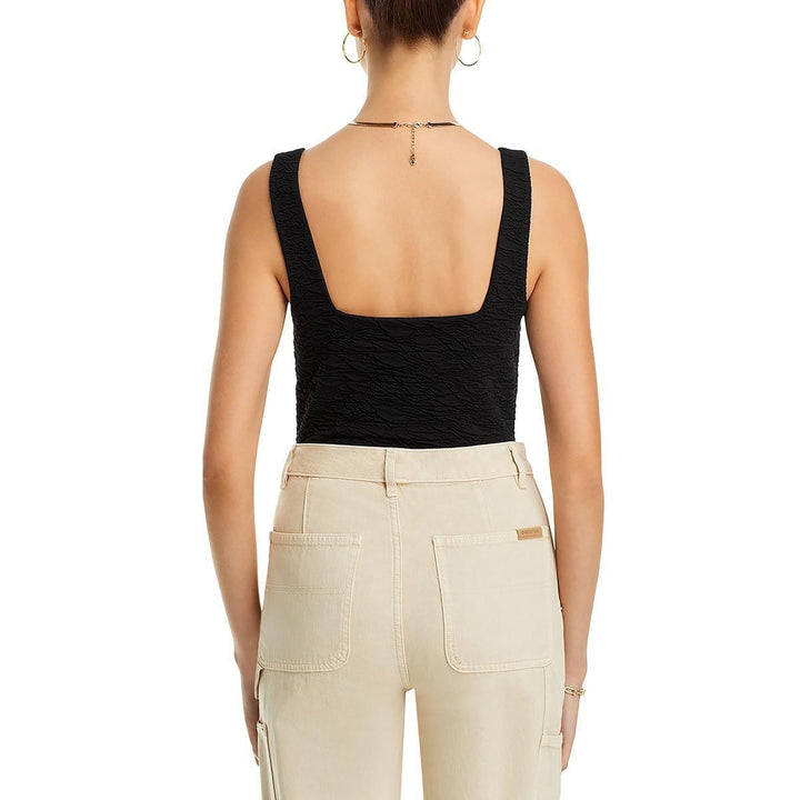 Good American Crinkled Cropped Top MSRP $129