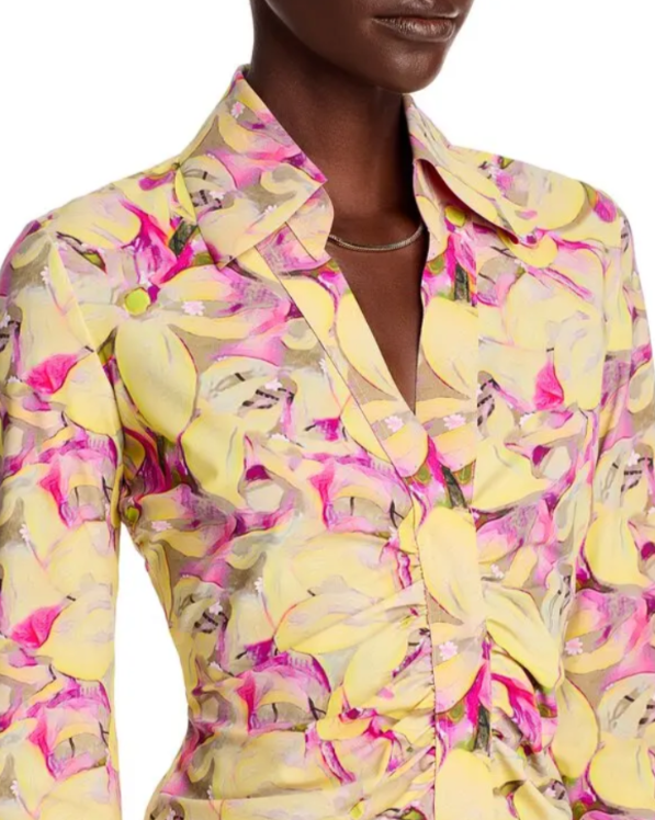 Chiara Boni La Petite Robe Shohreh Print Shirt MSRP $330